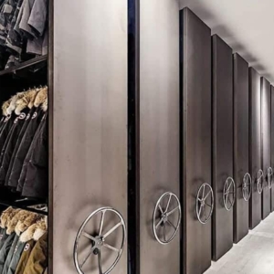 Canada Goose Compact Garment Storage for Jackets - Custom Handle to Open Aisles