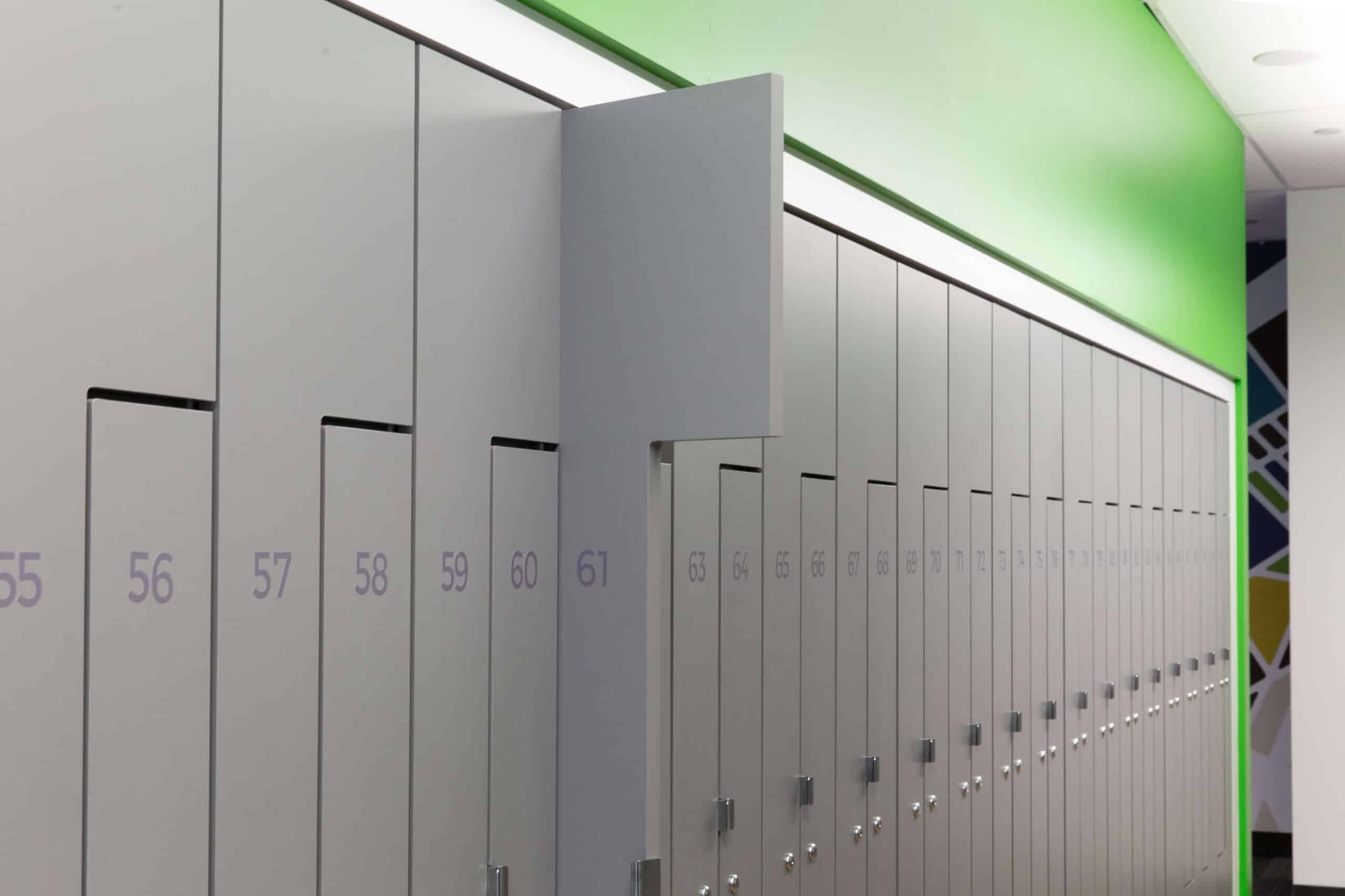 Office Lockers with Z-Doors - Laminate Day Use