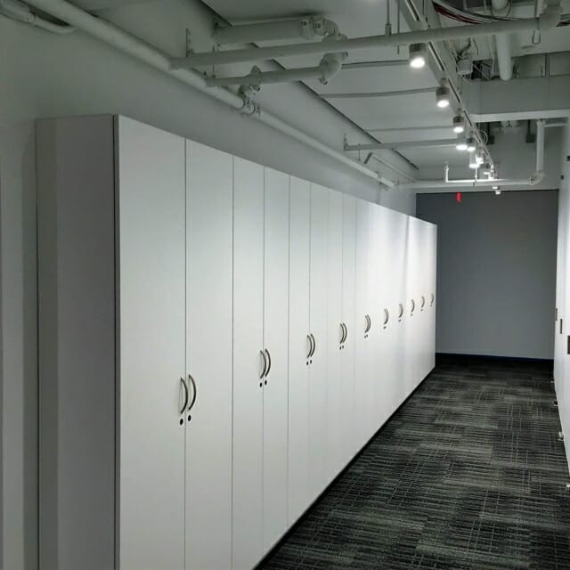 storagewall by hamilton casework in new york city office